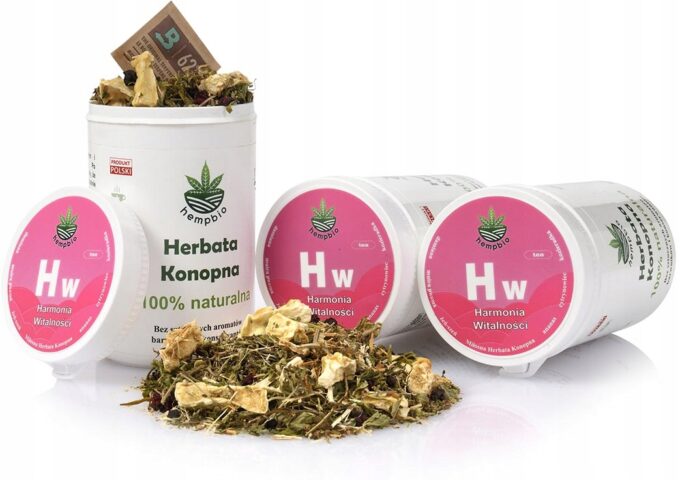 HERBATA KONOPNA CBD Harmonia Witalności 100% naturalna potencja seks libido